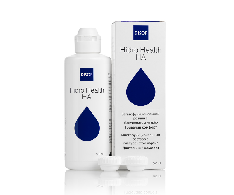Багатофункціональний розчин з гіалуроновою кислотою Hidro Health HA, DISOP