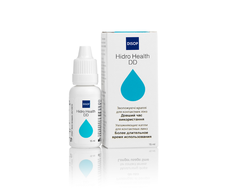 Зволожуючі краплі HIDRO HEALTH DD, DISOP